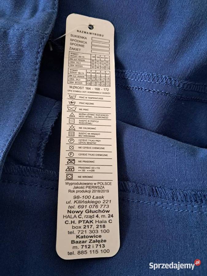 Spodnie damskie niebieskie 46 do sprzedania Kraków sprzedam