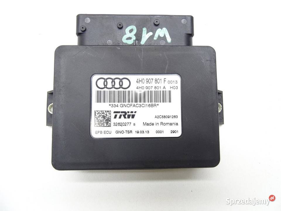 MODUŁ STEROWNIK HAMULCA RĘCZNEGO 4H0907801F AUDI osobowe sprzedam