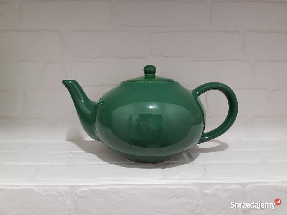Zielony czajniczek ceramiczny sprzedam