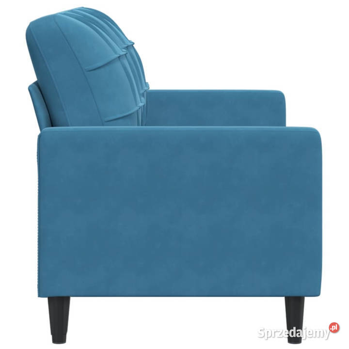 Sofa 2osobowa niebieski 140 tapicerowana Warszawa