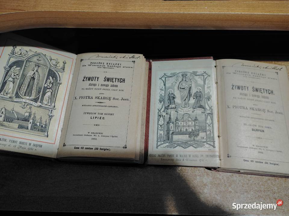 ŻYWOTY ŚWIĘTYCH T112 P SKARGA Kraków 18912 wielkopolskie