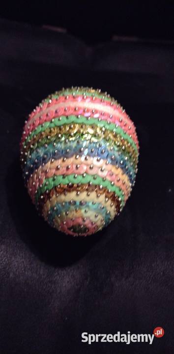 Jaja cekinowe 10 Czarna