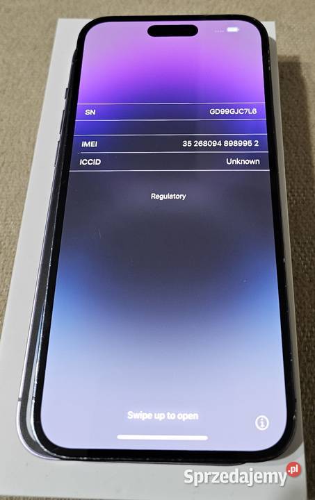 Iphone 14 Pro 256GB Deep Purple stan 100 sprawny Telefony komórkowe kujawsko-pomorskie Bydgoszcz
