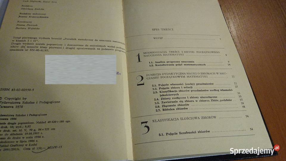 Nauczanie matematyki w klasie pierwszej i Gdańsk