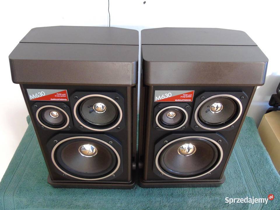 Kolumny Grundig M630 sprawne świetne stereo Jasło