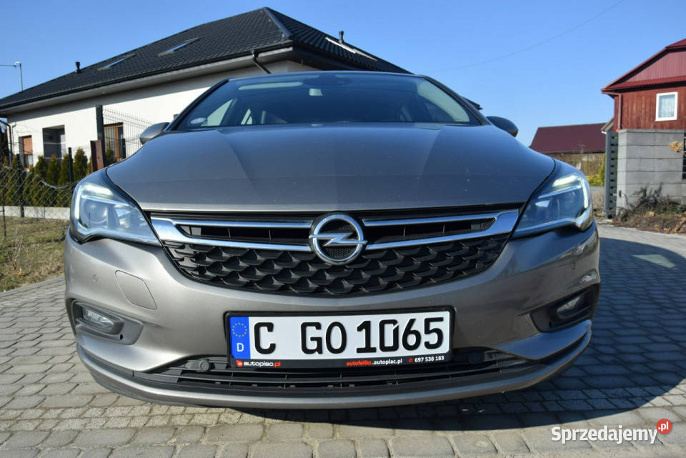 Opel Astra 10B Navi PDC Led Klimatronik Oryginał szary Majdan Sieniawski