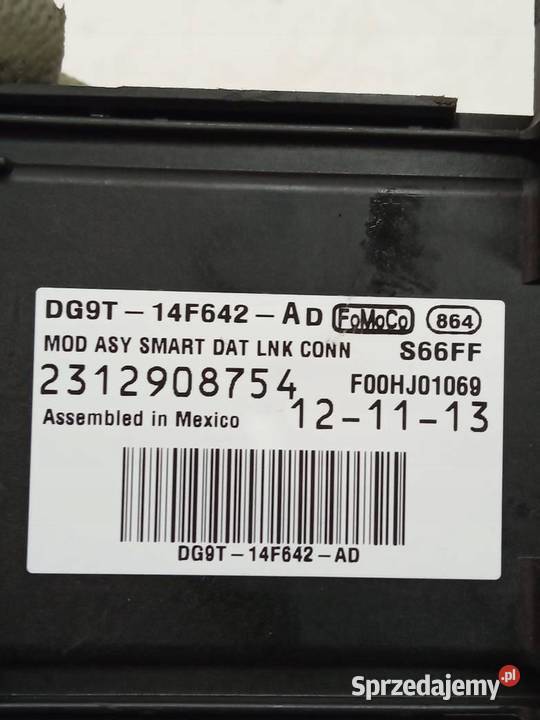 MODUŁ SMART OBD DG9T14F642AD Ford Fusion USA II