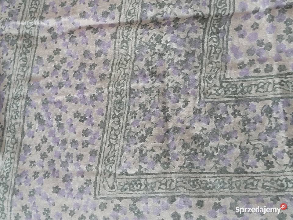 Przydymiony róż chusta apaszka bandamka wzór Poznań