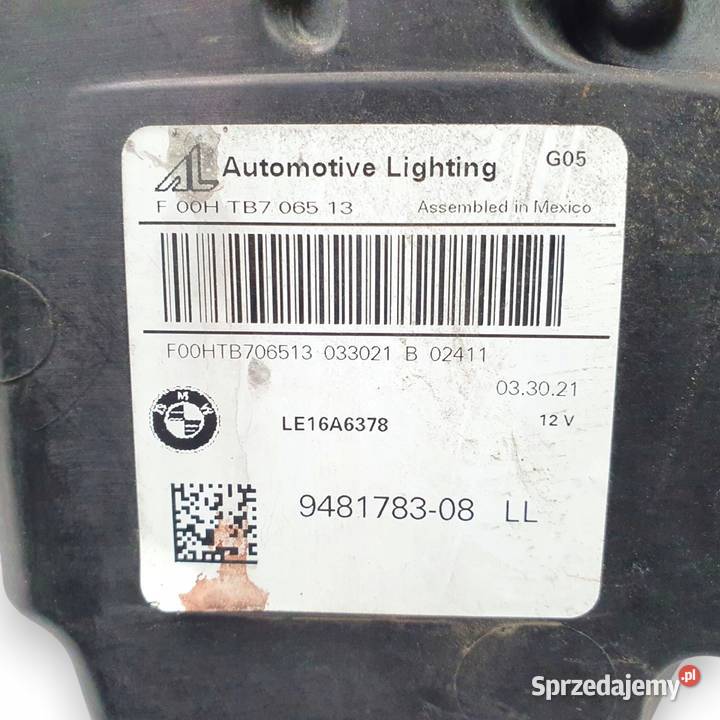 LAMPA LEWA BMW X5 G05 X6 G06 przednia lewy przód Chełm