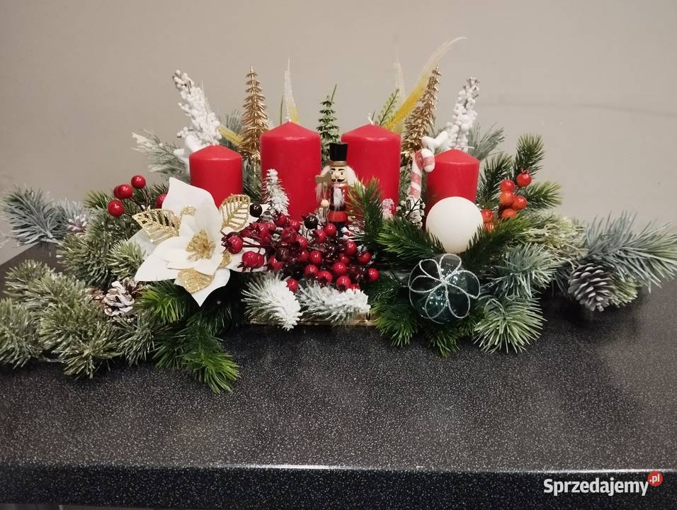 Stroik świąteczny duży adwentowy Zgierz