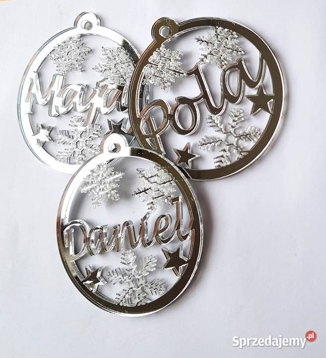 Ozdoba personalizowana zawieszka srebrna Pozostałe Częstochowa