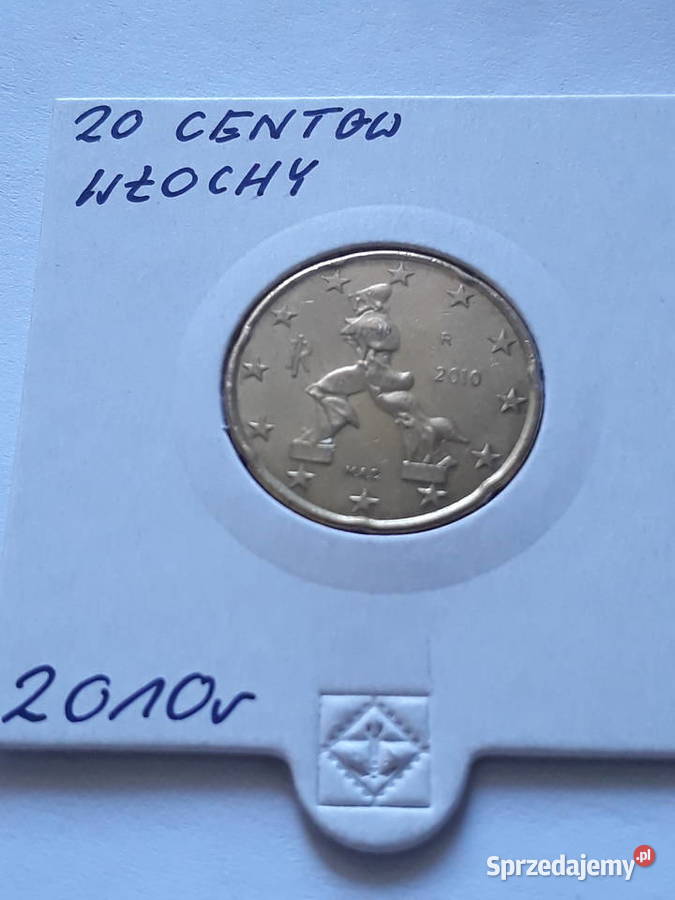 20 Eurocentów Włochy 2010 r Konin