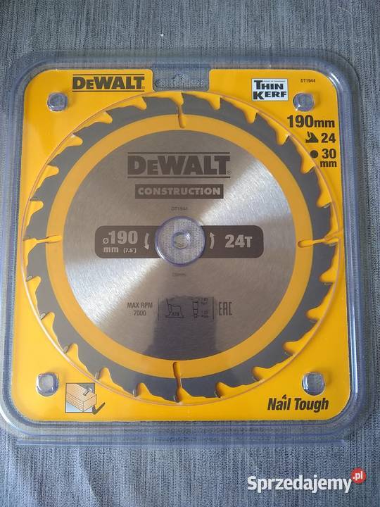 Dewalt Piła Tarczowa 190x30mmx24z DT1944