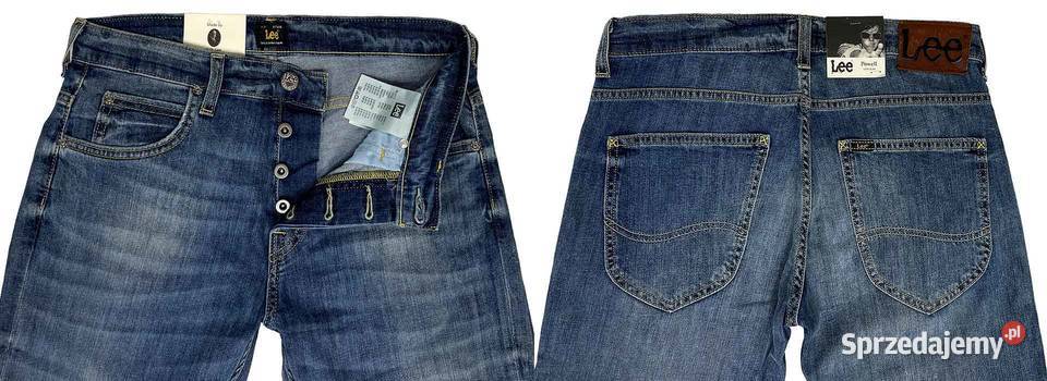 Spodnie męskie Lee Powell Low Slim W29 L34 warmińsko-mazurskie Pisz