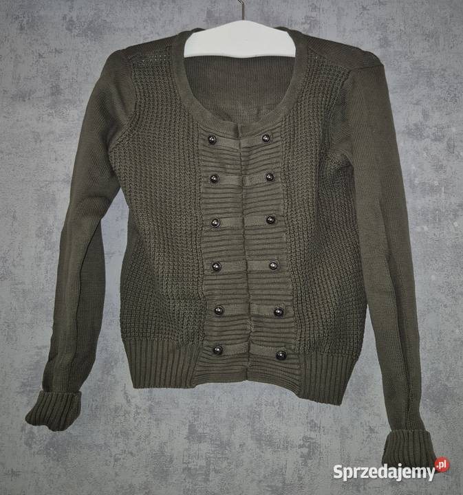 Sweter damski guziki 38M Wkładane przez głowę  Łódź