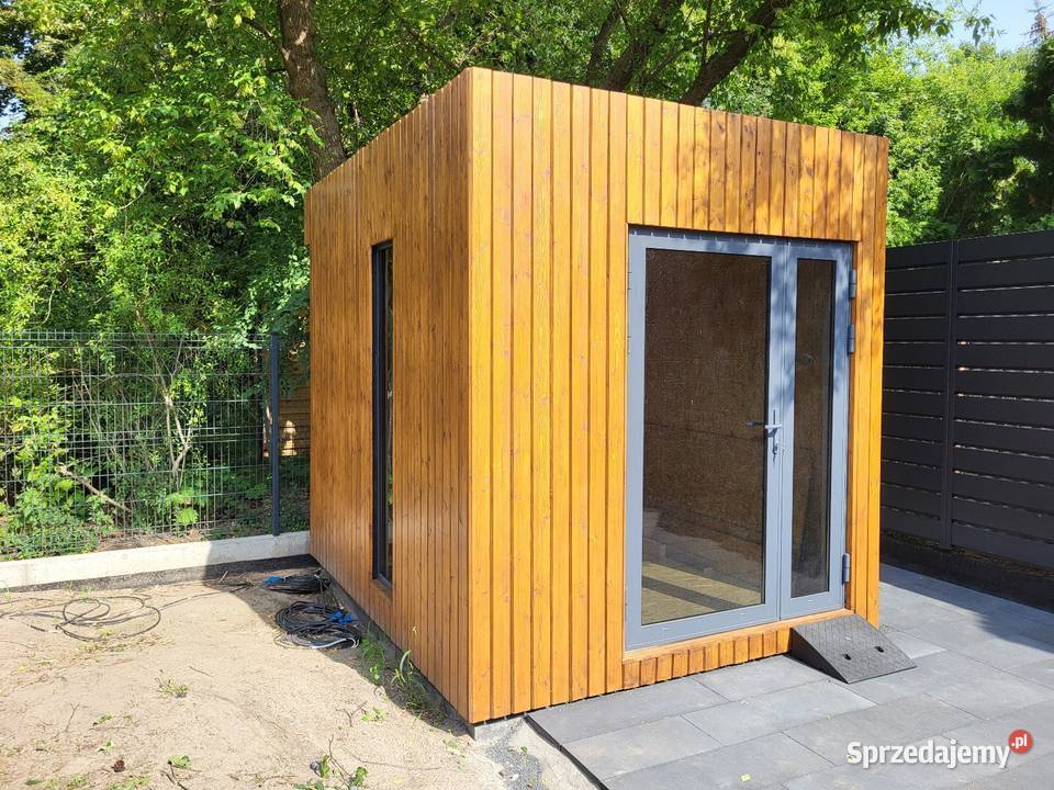 Nowoczesny domek ogrodowy ocieplony 2 Domki drewniane Architektura ogrodowa Ciechanów sprzedam