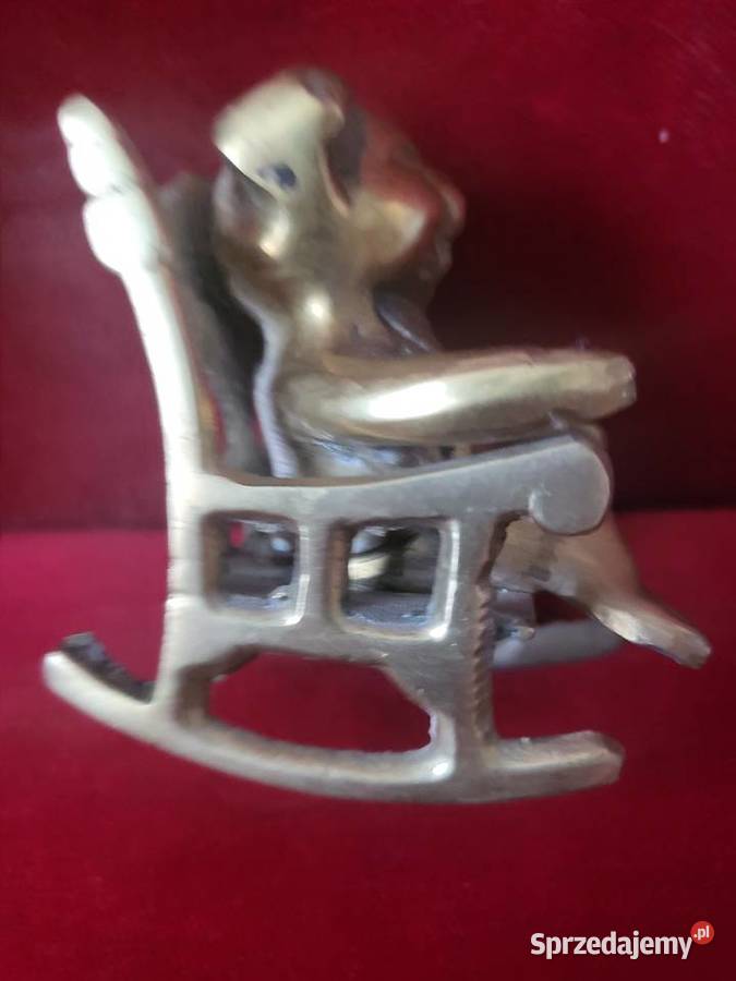 Figurka kolekcjonerska z mosiądzu PROSIACZEK NA Łódź sprzedam