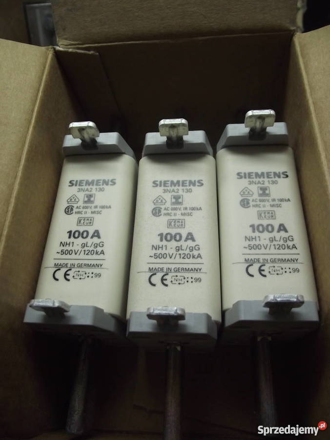 Bezpieczniki Topiki 100A małopolskie Lgota