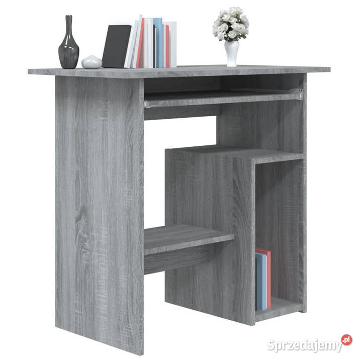 Biurko szary dąb sonoma 80x45x74 materiał Warszawa