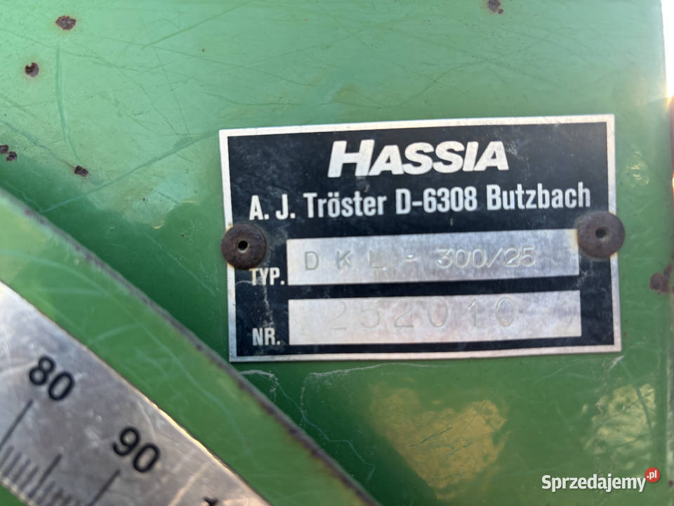 Siewnik Hassia DKL300 Siewniki i sadzarki Bystrzyca Nowa