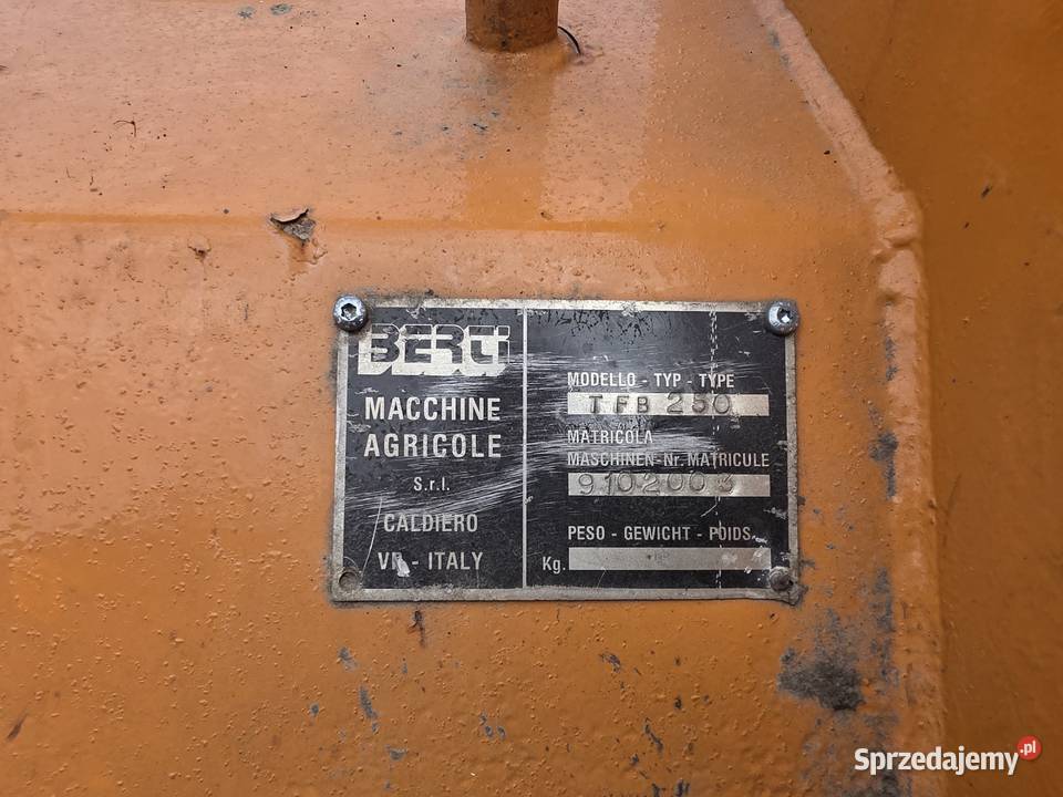 Mulczer Berti idealny do sadów i winnic Łubie