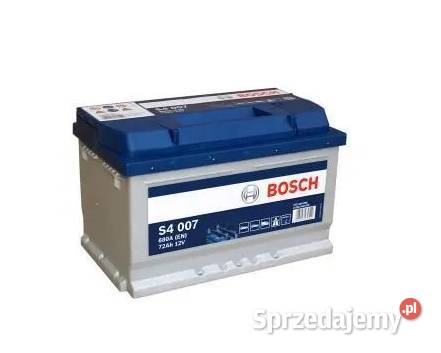 Akumulator Bosch 72Ah 680A EN S4007 DARMOWA Stalowa Wola