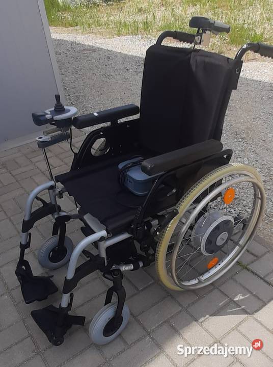 Wózek inwalidzki lekki składany z napędem różne Syców