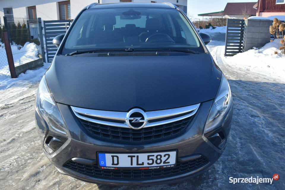 Opel Zafira 14TB 2016r Navi Kamera Klimatronik szary Majdan Sieniawski