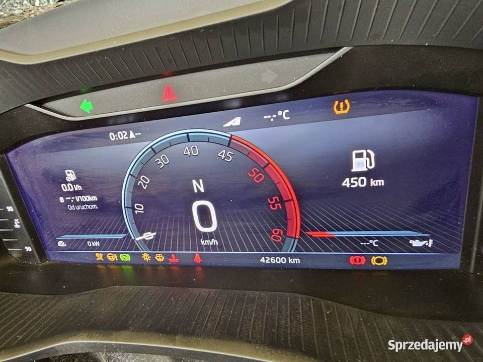 LICZNIK ZEGAR SKODA KAROQ FACELIFTING 565920790H osobowe Lipno