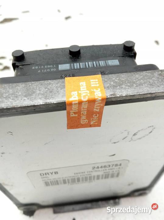 STEROWNIK SILNIKA 24463784 Opel Zafira I