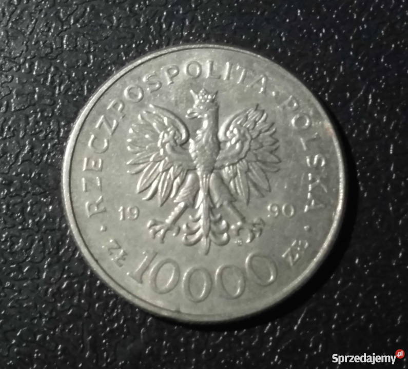 10000 złotych 1990 Solidarność Numizmatyka Kraków