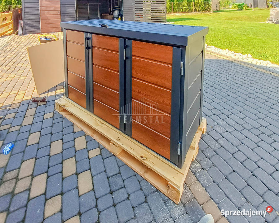 Zabudowa koszy na śmieci wiata obudowa śląskie Mysłowice