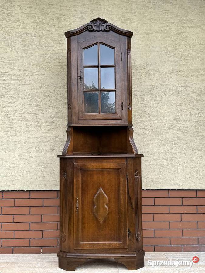 Kredens witryna narożna stylowa rogówka szafka Garwolin