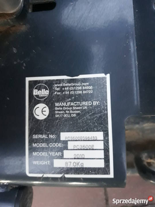 Zagęszczarka z gumą do kostki i kółkami Spalinowe Choiny