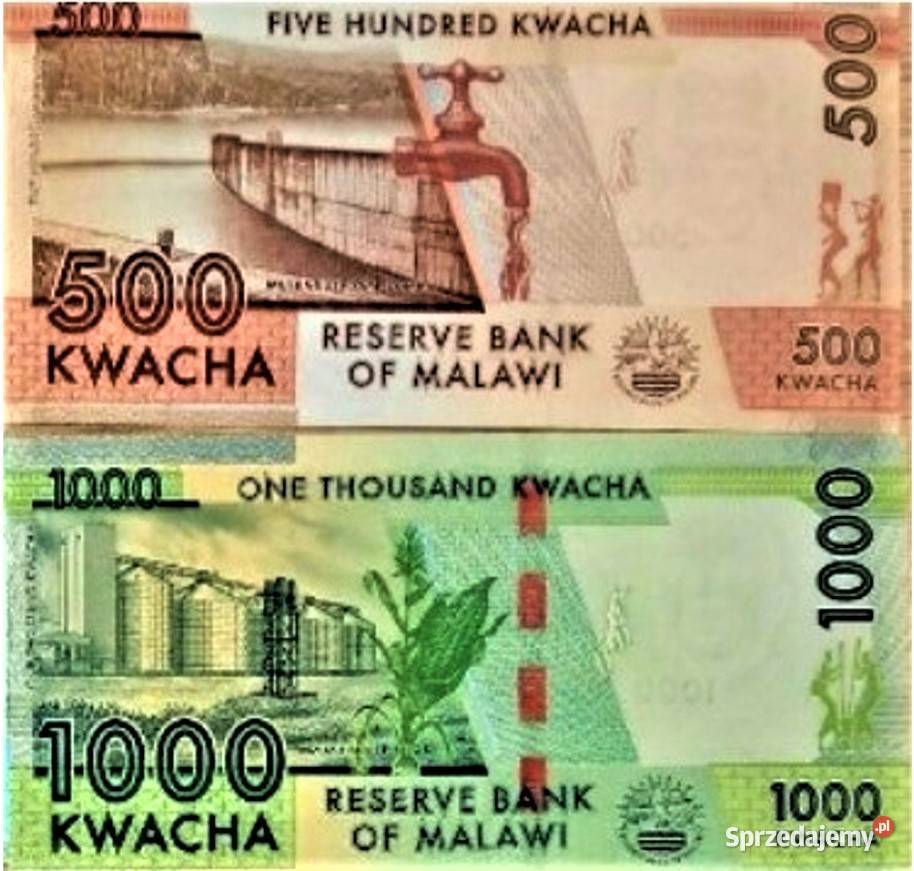 MALAWI 2012komplet 6 banknotów UNC wysyłka