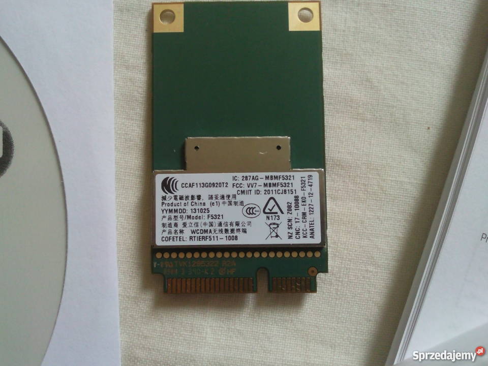 Moduł szerokopasmowy HP hs2350 HSPA do urządzeń kujawsko-pomorskie