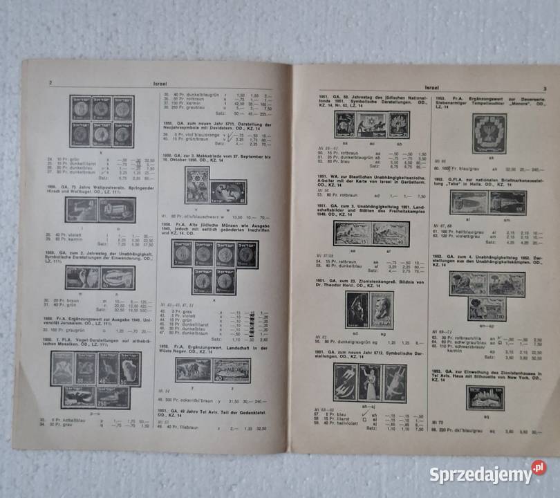 Izrael katalog znaczków Warszawa