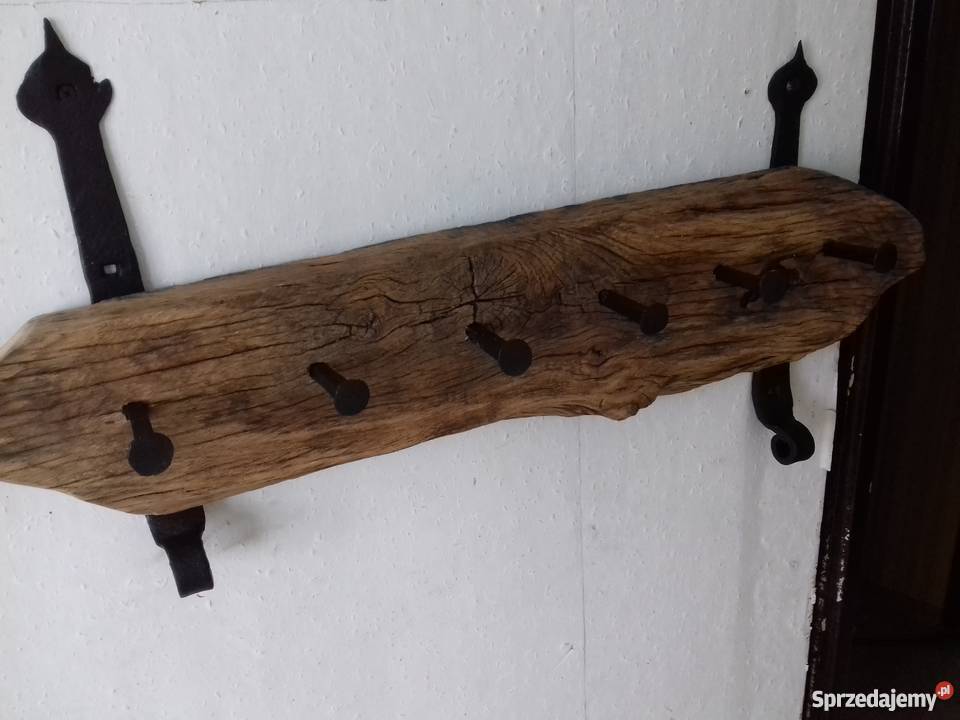 Wieszak ze starego drewna opolskie Wołczyn sprzedam
