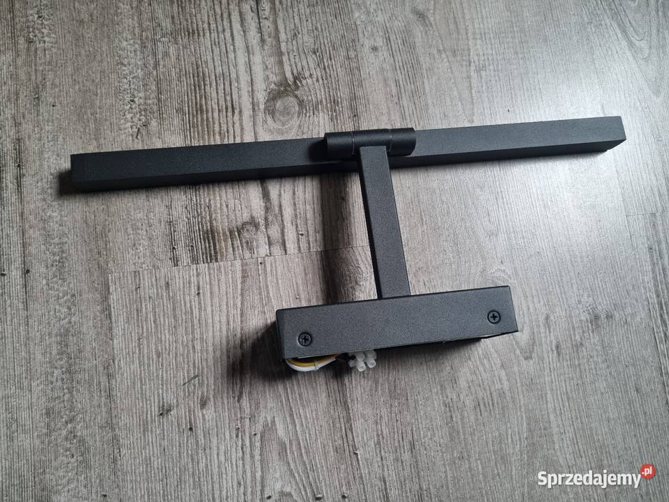 Kinkiet LED lampa ścienna czarna LEDLUX światło Oświetlenie Solnica sprzedam