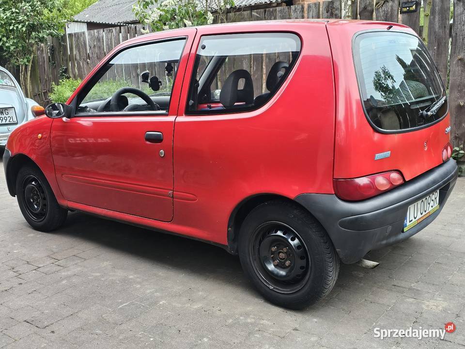 Fiat Seicento 09 benzyna gaz zadbany garażowany Rok produkcji 1999 mazowieckie Sobolew