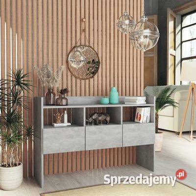 Szafka szarość betonu 105x30x70 materiał mazowieckie