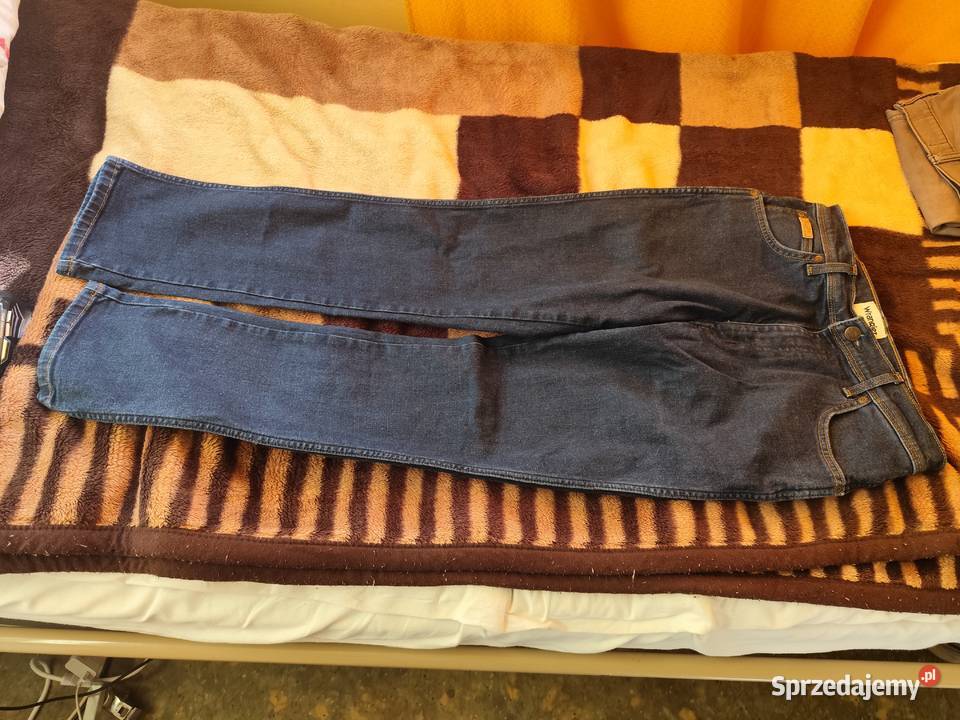 Spodnie Wrangler Texas Slim Nniebieskie W30 L 30