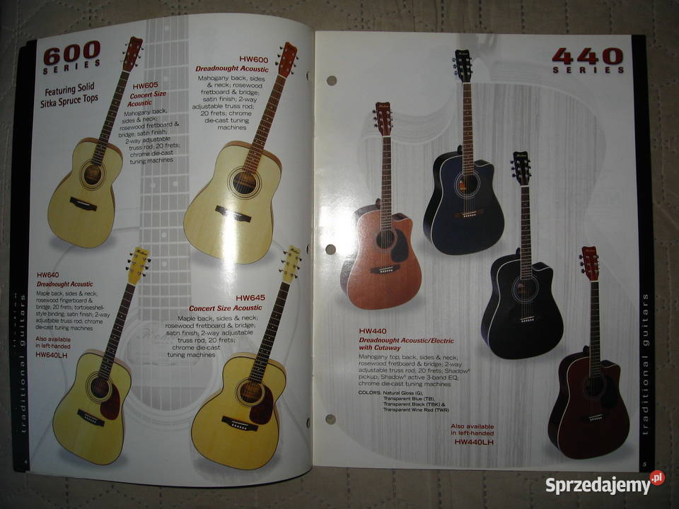 Hohner 2005 Acoustic Guitars guitar catalog Hohner Gitary i akcesoria