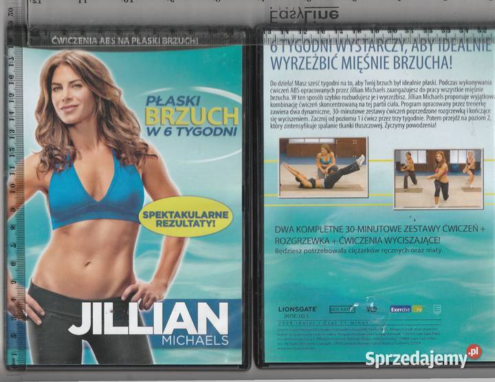 Jillian Michaels płaski brzuch w 6 tyg VCD mazowieckie Pruszków