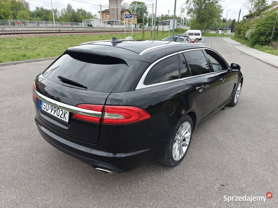 Jaguar XF 22 Diesel 200 czarny Dąbrowa Górnicza