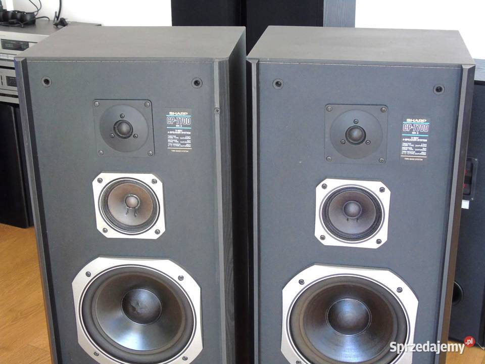 Kolumny SHARP CP7700 mocne 2 x 250 wat 8 ohm Jasło