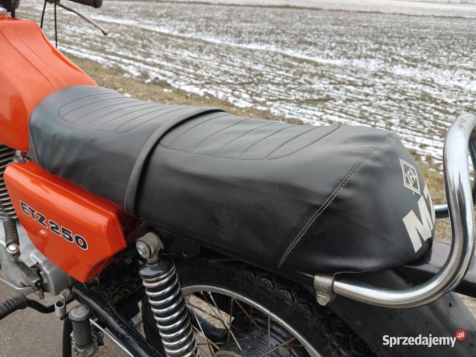 Motocykl MZ ETZ 250 1986r z dokumentami Nowe Skalmierzyce