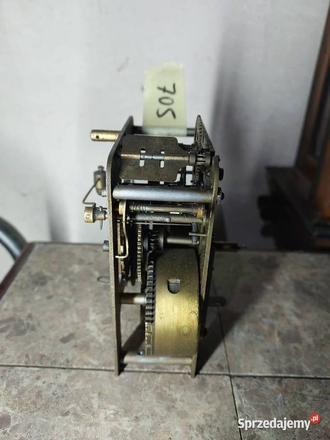 705 Mechanizm starego zegara ściennego HAU Tczew sprzedam