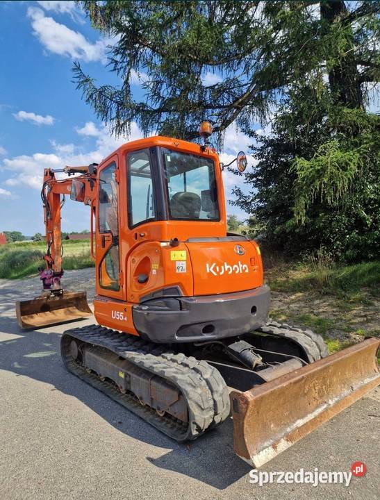 Koparka gąsienicowa KUBOTA U 554 2015 dolnośląskie Milicz