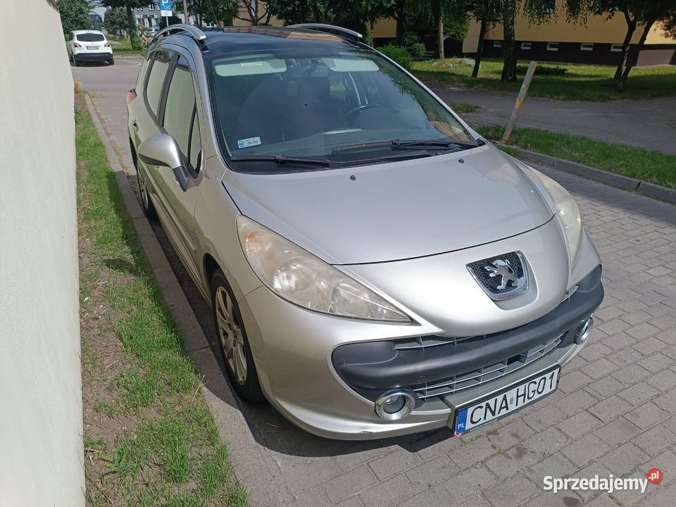 Peugeot 207 SW 16 benz 140 2007 r bluetooth Nakło nad Notecią